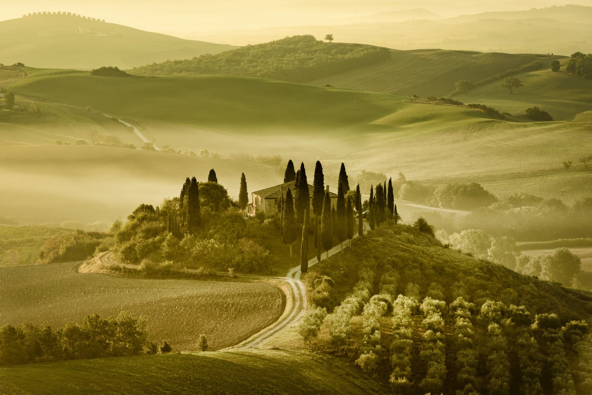 Ein Klassiker in der Toskana:  Podere Belvedere in Val D’orcia