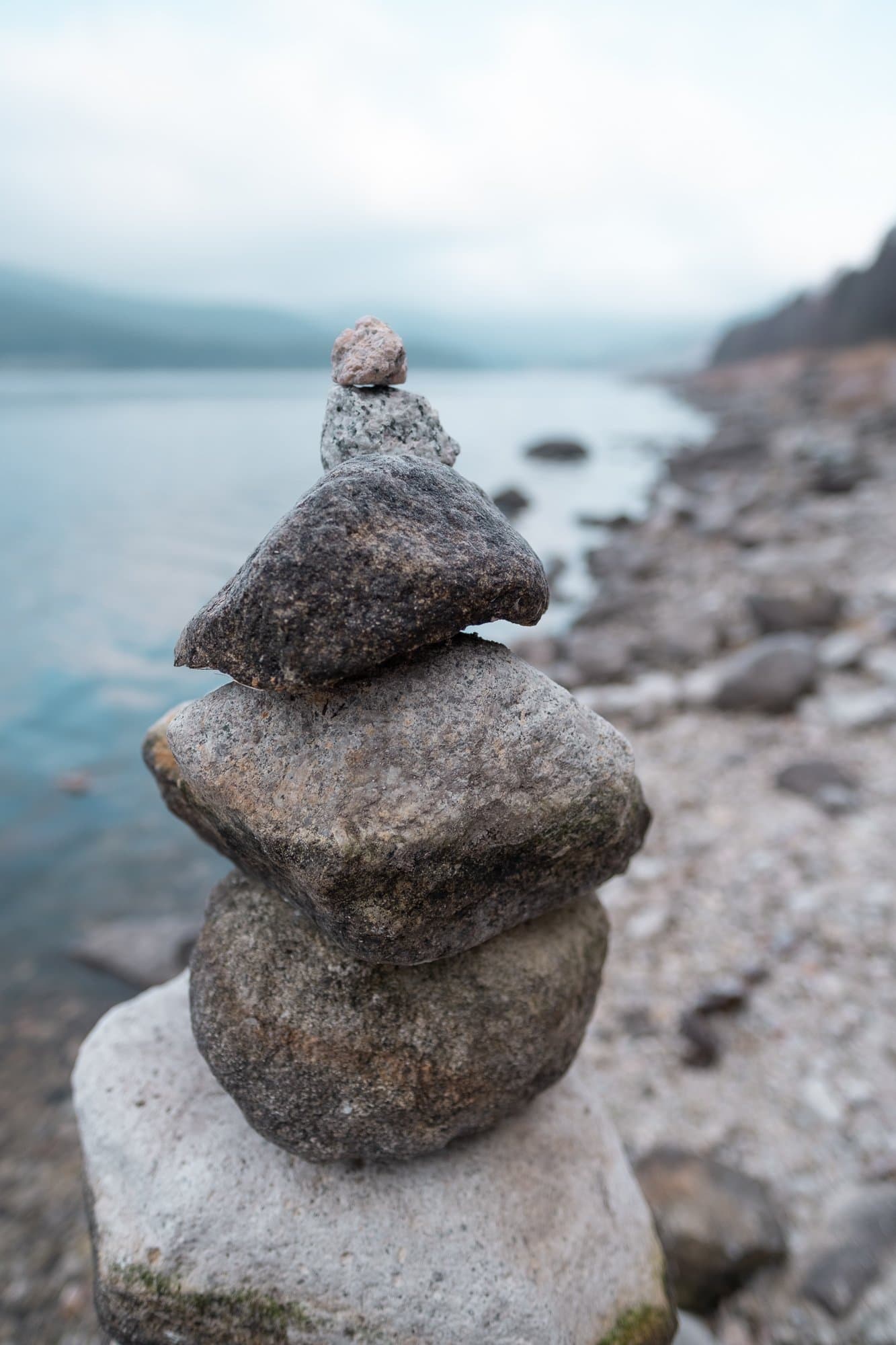 Und noch ein Steinmänchen am Schluchsee